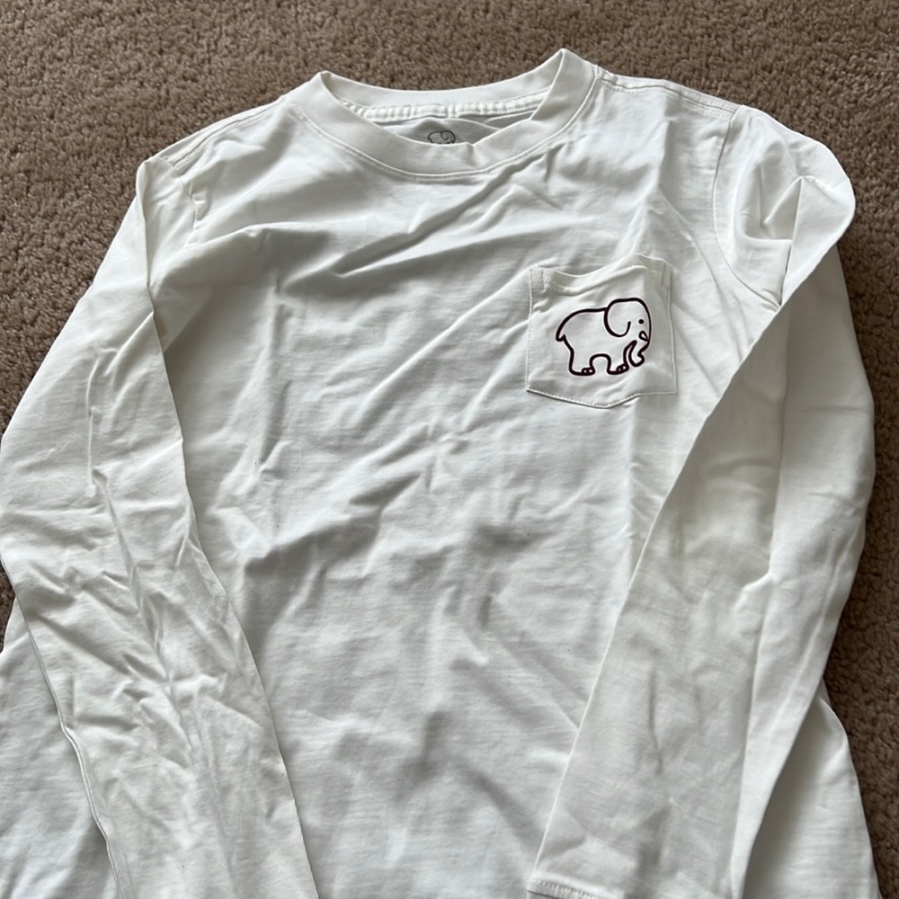 NWOT ivory Ella long sleeve tee